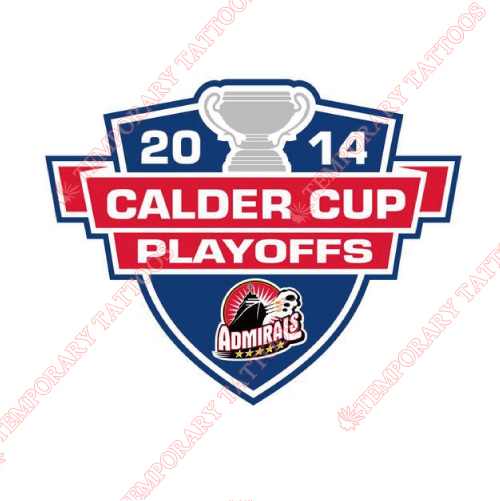 Norfolk Admirals Customize Temporary Tattoos Stickers NO.9088